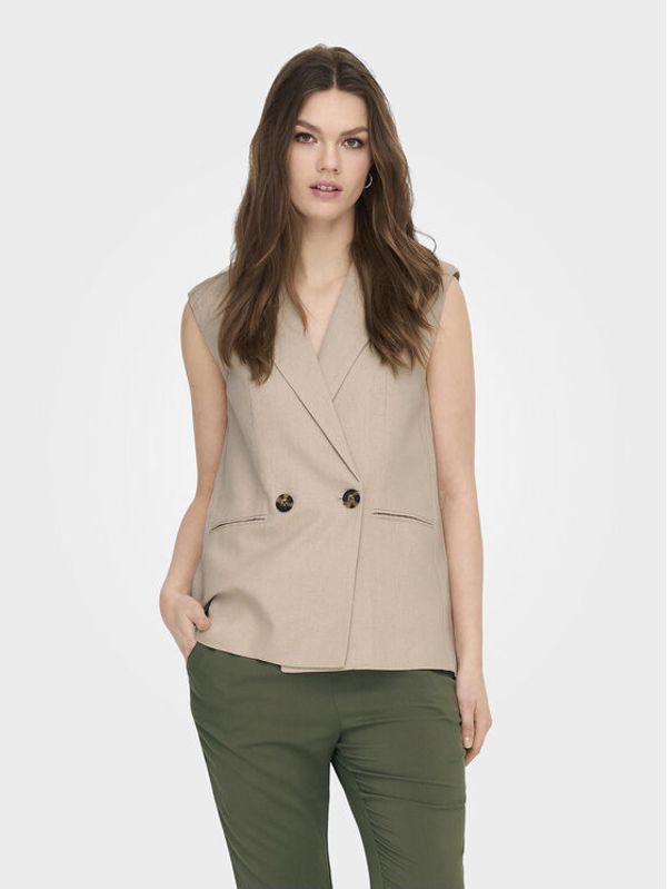 ONLY ONLY Prsluk za odijelo Caro 15278794 Bež Loose Fit