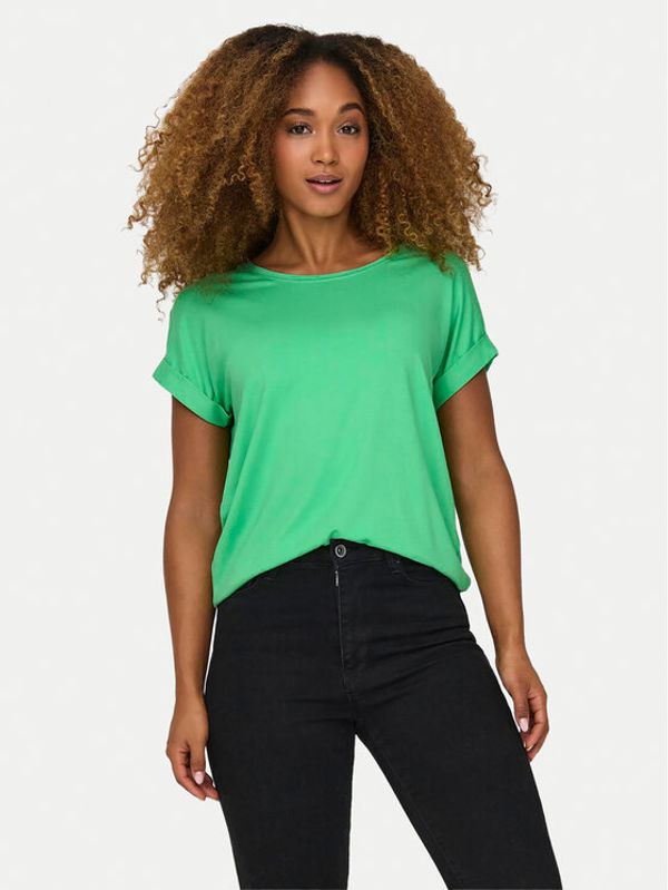 ONLY ONLY T-shirt Moster 15106662 Zelena Regular Fit
