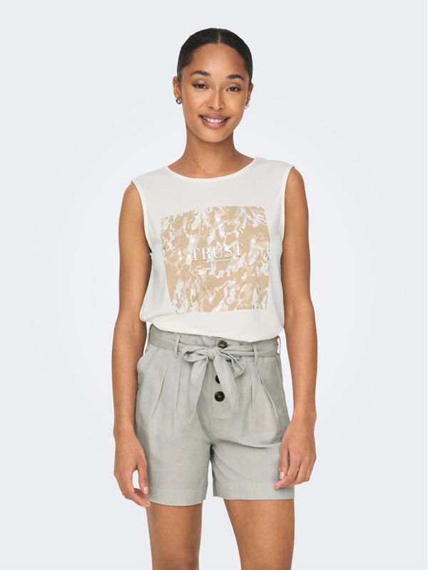 ONLY ONLY Top 15297181 Bijela Regular Fit