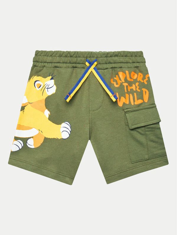 Original Marines Original Marines Sportske kratke hlače DEPV0336NM Zelena Regular Fit