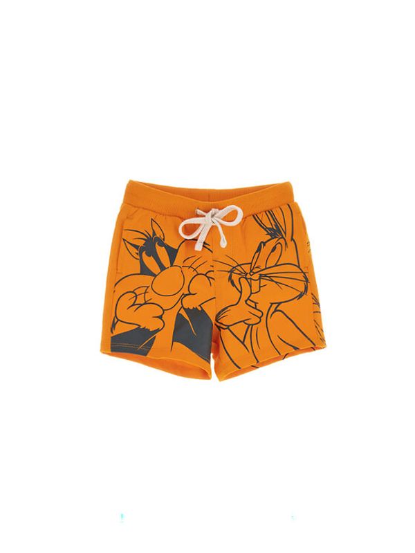 Original Marines Original Marines Sportske kratke hlače LOONEY TUNES DDPV0353NM Narančasta Regular Fit