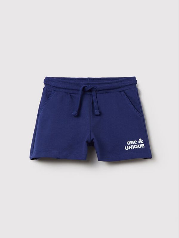 OVS OVS Sportske kratke hlače 1494865 Tamnoplava Regular Fit