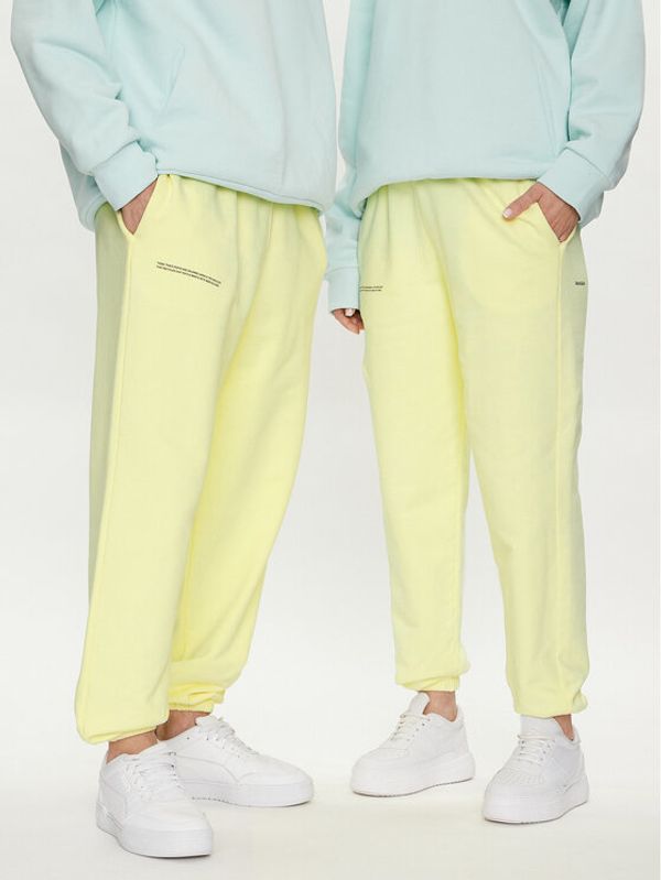 Pangaia Pangaia Donji dio trenerke Archive Recycrom Žuta Loose Fit