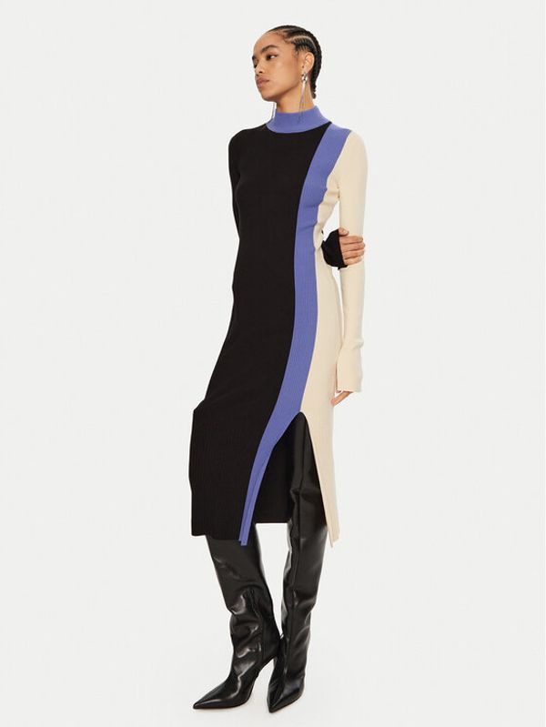 Patrizia Pepe Patrizia Pepe Džemper haljina 2A2863/K7X5-F4L0 Šarena Slim Fit
