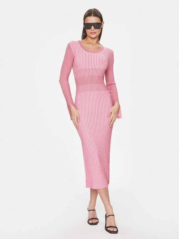 Patrizia Pepe Patrizia Pepe Džemper haljina 8A1237/K173-X2CJ Ružičasta Slim Fit