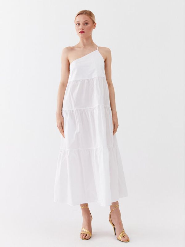 Patrizia Pepe Patrizia Pepe Haljina za svaki dan 2A2526/A9B9-W103 Bijela Regular Fit