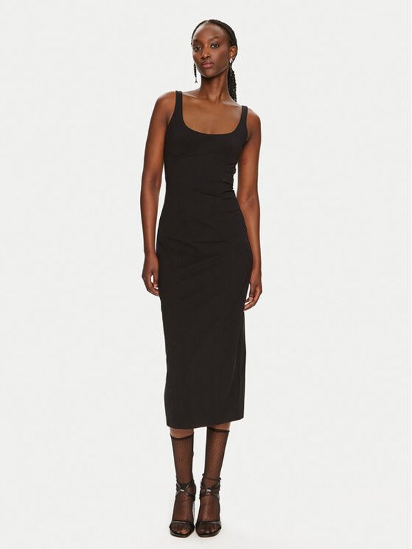 Patrizia Pepe Patrizia Pepe Koktel haljina 8A1371/J129-K103 Crna Slim Fit
