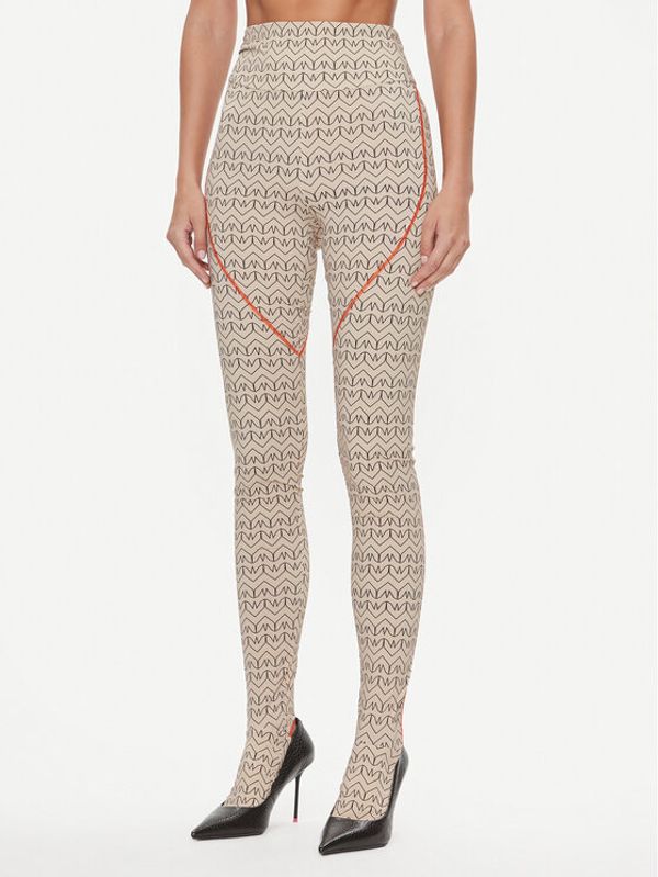 Patrizia Pepe Patrizia Pepe Leggings 2P1562/J165-XZ02 Bež Slim Fit