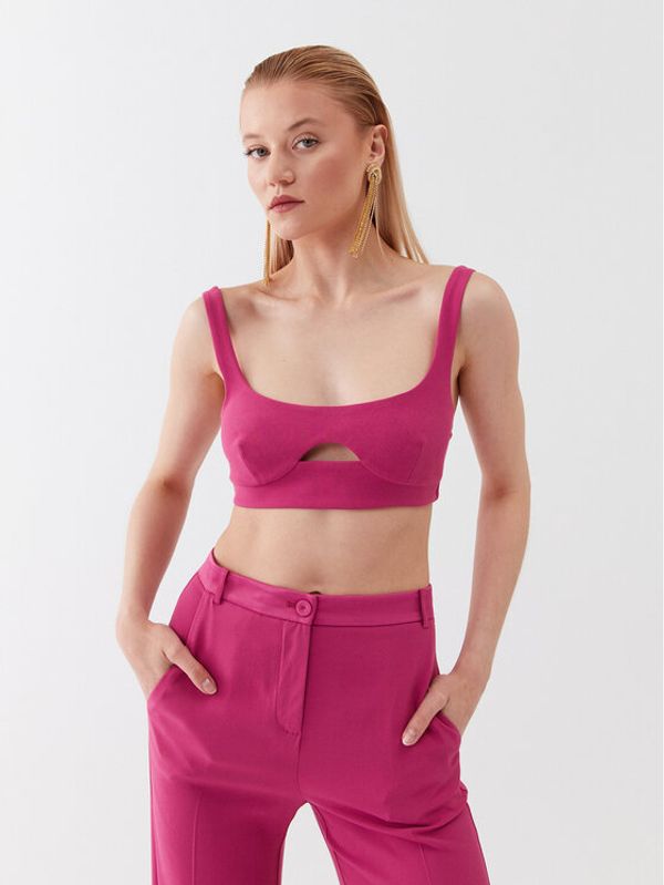 Patrizia Pepe Patrizia Pepe Top 2C1454/A236-M447 Ružičasta Slim Fit