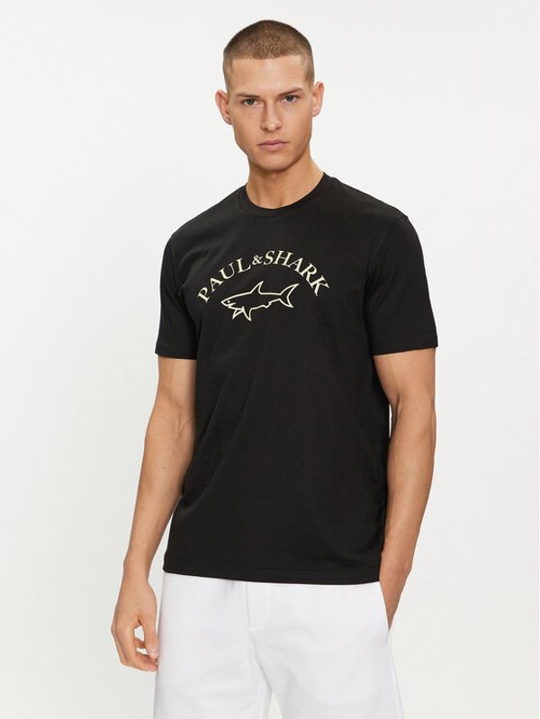 Paul&Shark Paul&Shark T-shirt 24411032 Crna Regular Fit