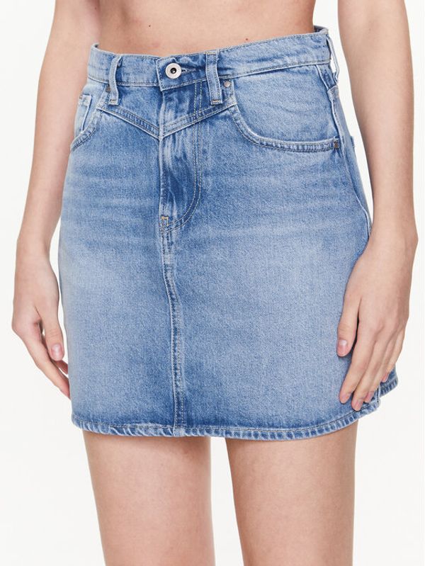 Pepe Jeans Pepe Jeans Jeans suknja Rachel Skirt PL900979PE9 Plava Regular Fit