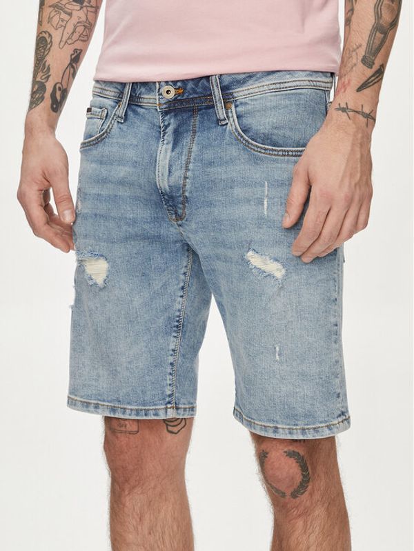 Pepe Jeans Pepe Jeans Kratke traperice Taper Short PM801084RH2 Plava Regular Fit