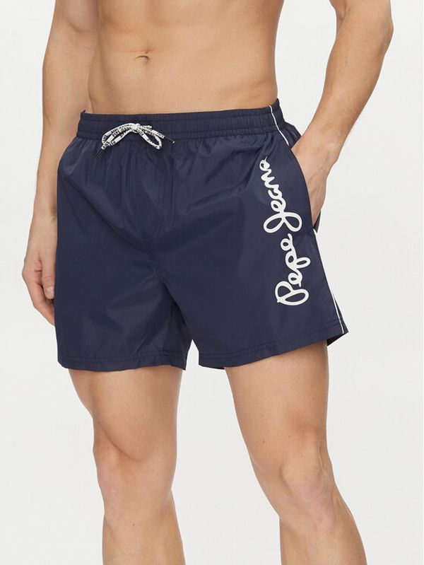 Pepe Jeans Pepe Jeans Kupaće gaće i hlače Logo Swimshort PMB10393 Tamnoplava Regular Fit