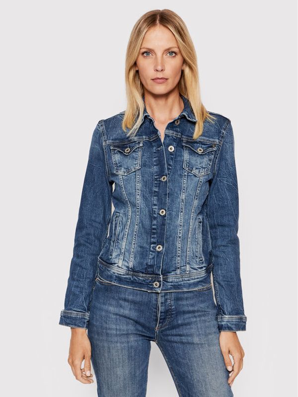 Pepe Jeans Pepe Jeans Traper jakna Thrift PL402011 Plava Regular Fit