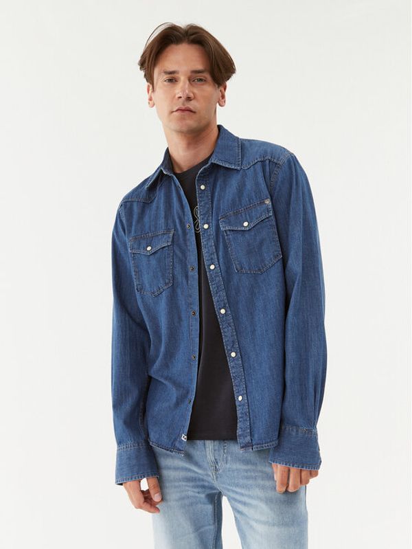 Pepe Jeans Pepe Jeans traper košulja Carson PM307489 Plava Regular Fit