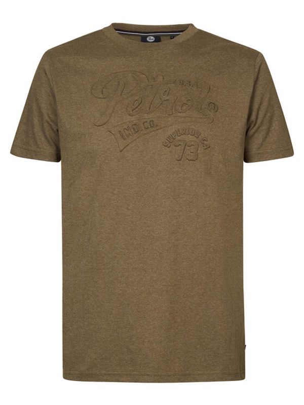 Petrol Industries Petrol Industries T-shirt M-1030-TSR708 Smeđa Regular Fit
