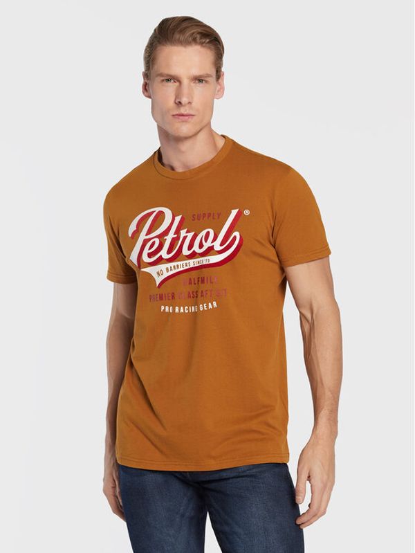 Petrol Industries Petrol Industries T-shirt M-3020-TSR602 Narančasta Regular Fit