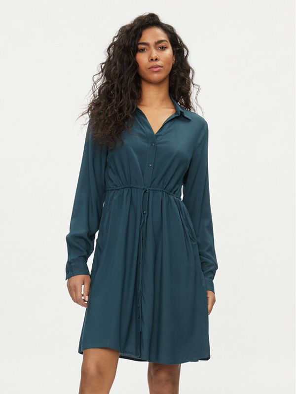 Pieces Pieces Haljina košulja 17140730 Zelena Regular Fit