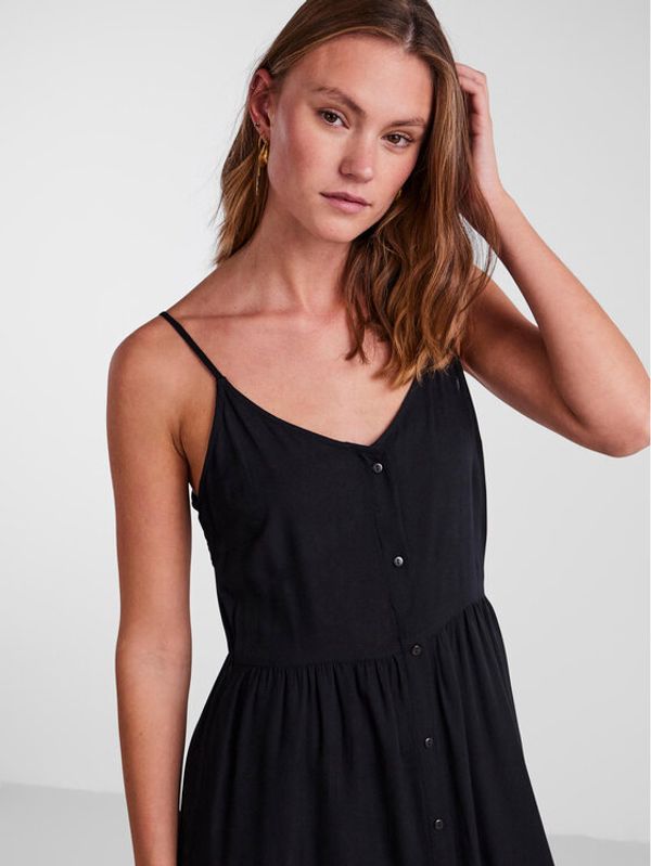 Pieces Pieces Haljina za svaki dan Tala 17133682 Crna Regular Fit