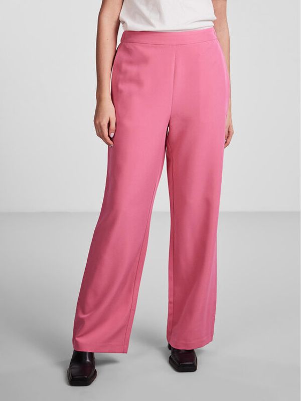 Pieces Pieces Hlače Bossy 17140744 Ružičasta Loose Fit