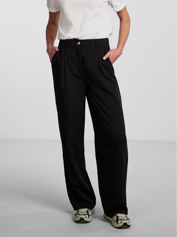 Pieces Pieces Hlače Thelma 17137934 Crna Relaxed Fit