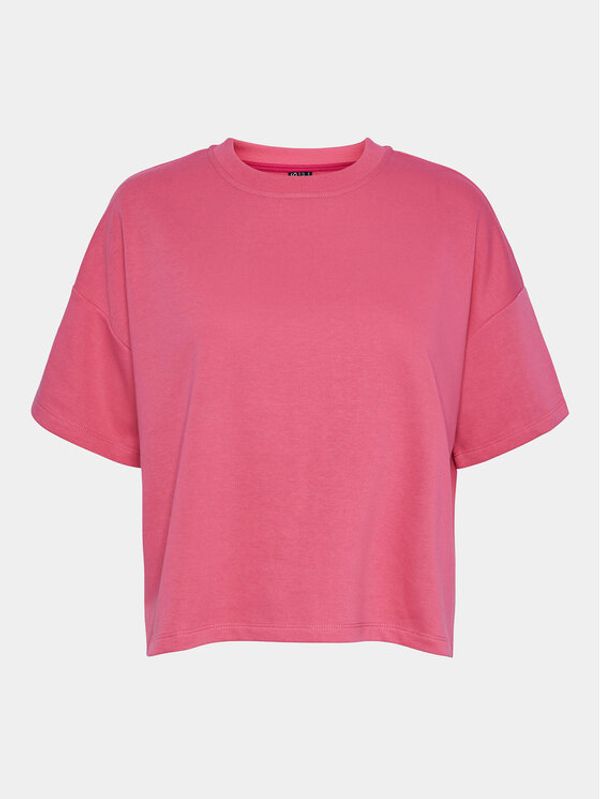 Pieces Pieces T-shirt Chilli Summer 17118870 Ružičasta Loose Fit