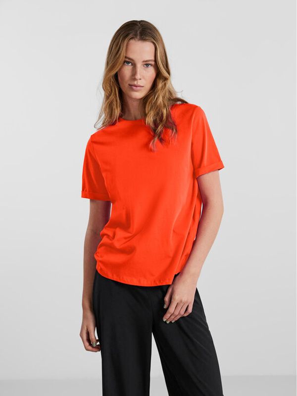 Pieces Pieces T-shirt Ria 17086970 Crvena Regular Fit