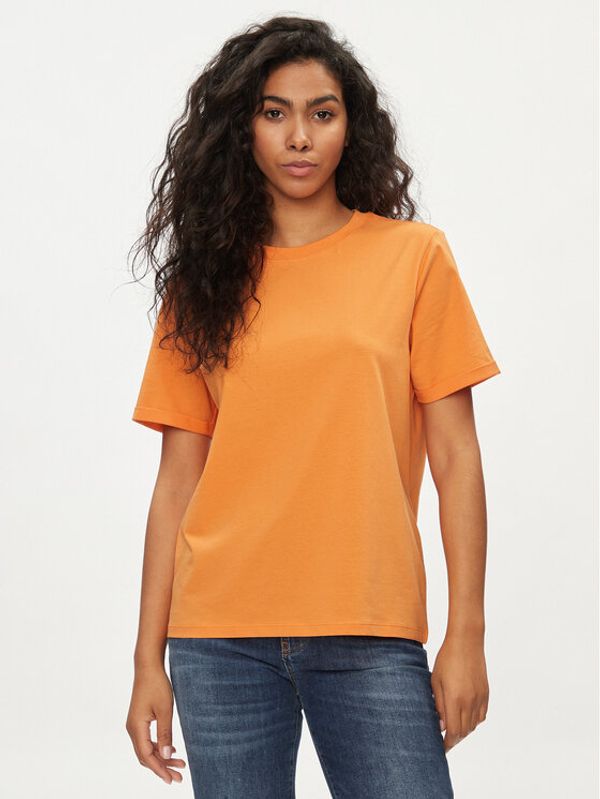 Pieces Pieces T-shirt Ria 17086970 Narančasta Regular Fit