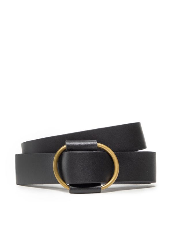 Pieces Pieces Ženski remen Pcpilja Leather Jeans Belt Noos 17076887 Crna