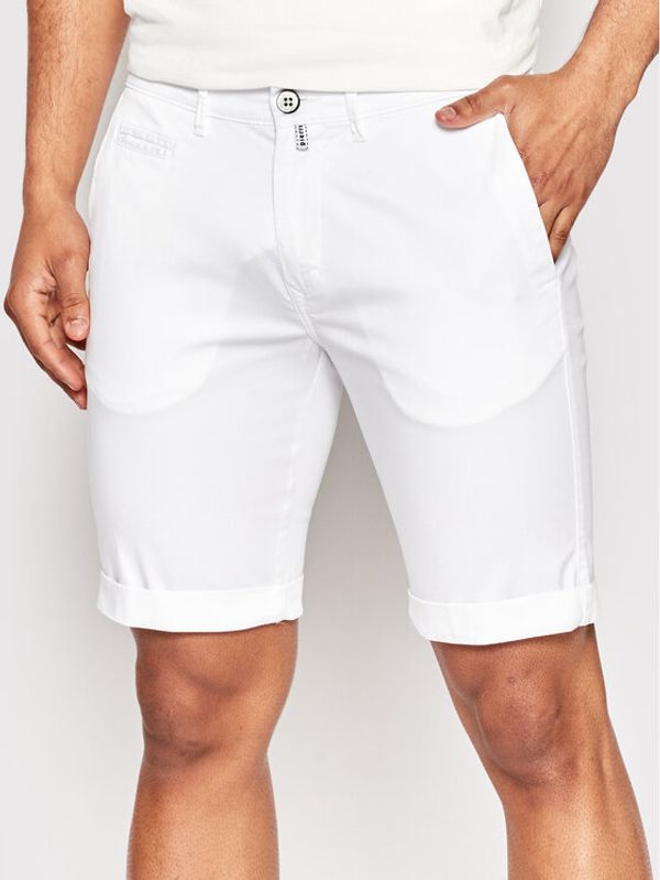 Pierre Cardin Pierre Cardin Kratke hlače 34770/000/4007 Bijela Slim Fit