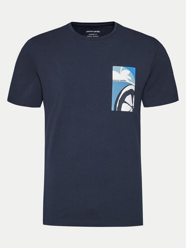 Pierre Cardin Pierre Cardin T-shirt 21060/000/2102 Tamnoplava Modern Fit