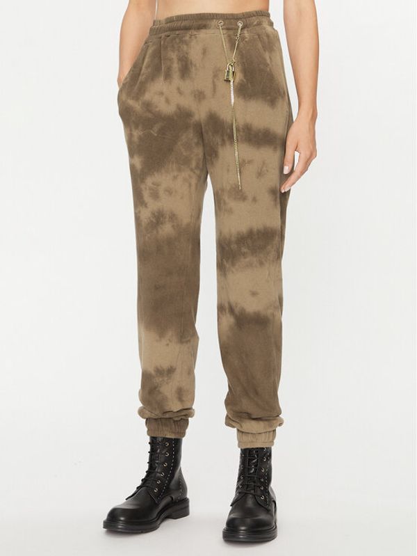Pinko Pinko Donji dio trenerke UNIQUENESS Colorare 1Q10AW 8641 Smeđa Regular Fit
