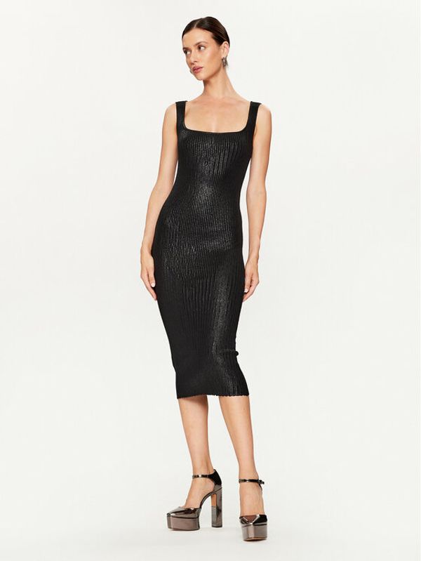 PINKO Pinko Džemper haljina Costina 102211 A1BF Crna Slim Fit