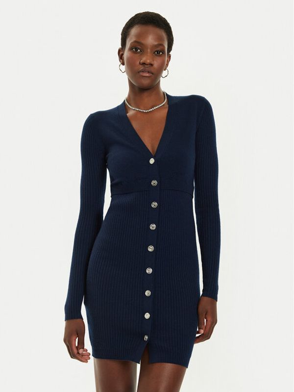 Pinko Pinko Džemper haljina Riserva 104017 A15S Tamnoplava Regular Fit