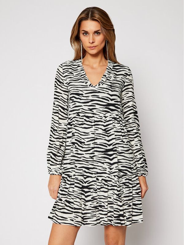 Pinko Pinko Haljina za svaki dan Zebra 20202 PRR 1N133V 8495 Bijela Regular Fit