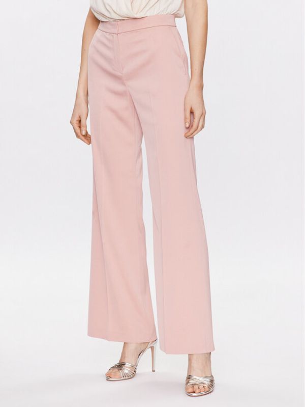 Pinko Pinko Hlače Pinto 100029 A0GH Ružičasta Flare Fit