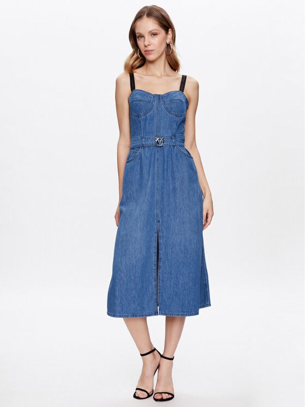 PINKO Pinko Jeans haljina Attaccante PE 23 PDEN 100700 A0ML Plava Regular Fit
