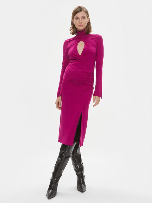 Pinko Pinko Koktel haljina Alpha 102367 A1DE Ljubičasta Slim Fit