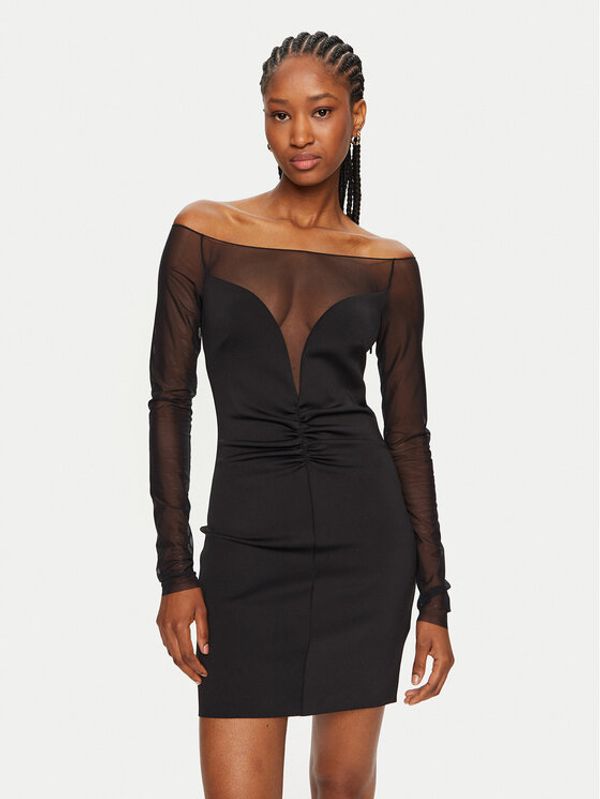 PINKO PINKO Koktel haljina Angres 103889 A208 Crna Regular Fit