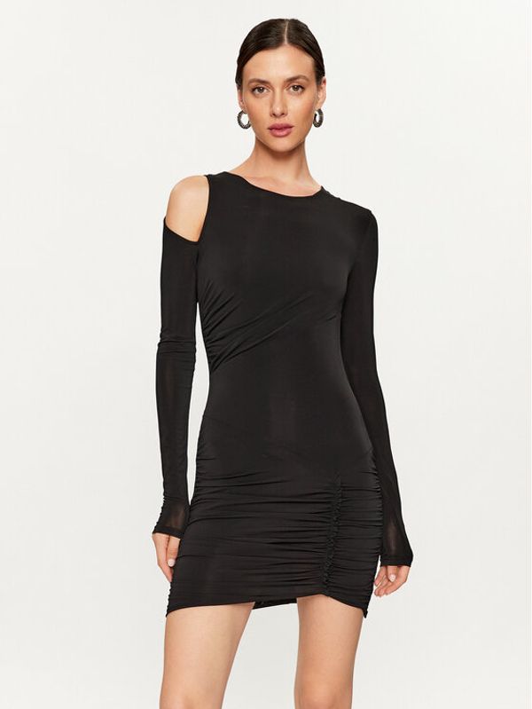 Pinko Pinko Koktel haljina Bey Blate Abito 102489 A1BQ Crna Slim Fit