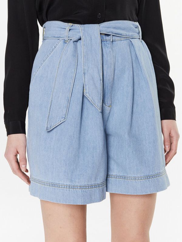 PINKO Pinko Kratke traperice 100701 A0MM Plava Relaxed Fit