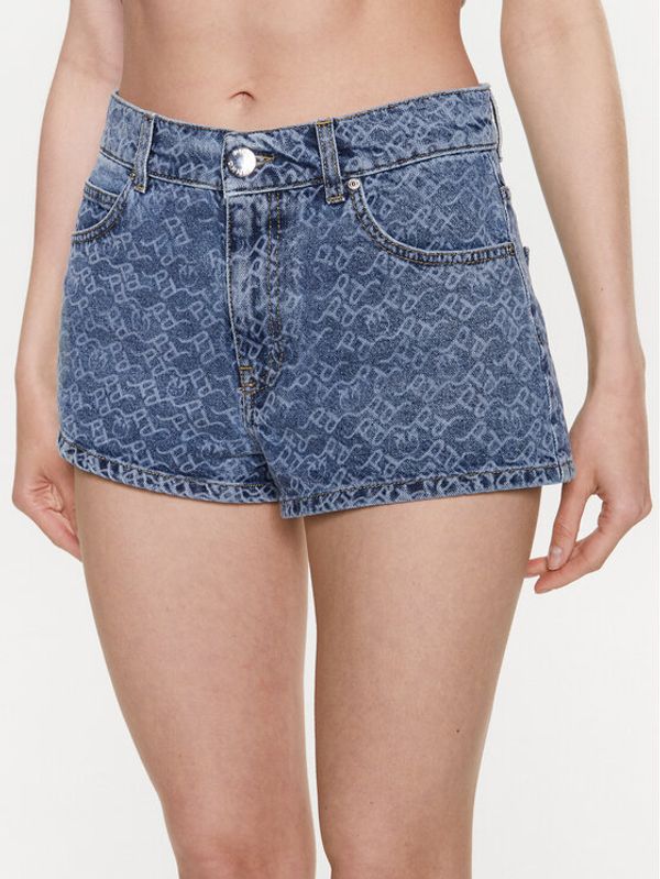 Pinko Pinko Kratke traperice Andatura 100812 A0Q0 Plava Regular Fit