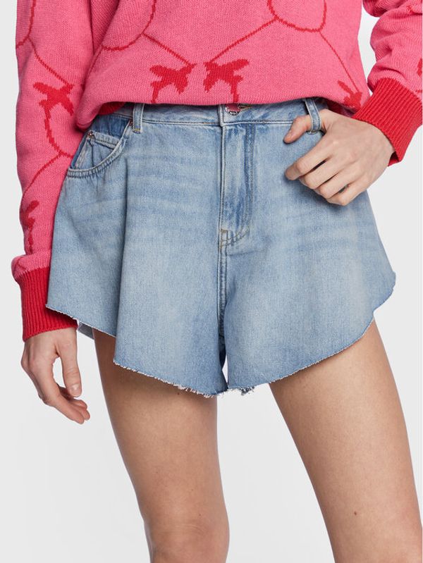 PINKO Pinko Kratke traperice Calma 100395 A0FV Plava Regular Fit