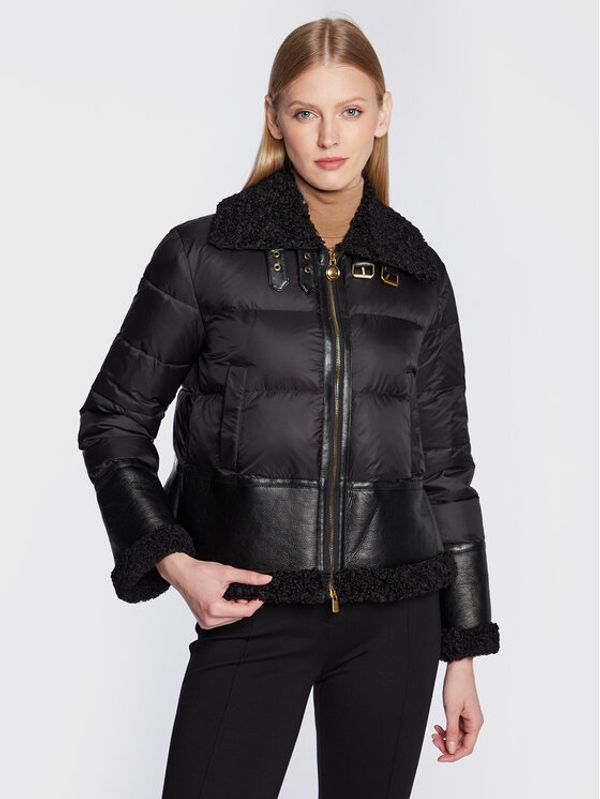 PINKO Pinko Pernata jakna Iside 1G18KJ Y4V5 Crna Regular Fit