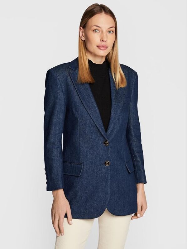 Pinko Pinko Sakoi Landire 1J112W A09I Plava Regular Fit