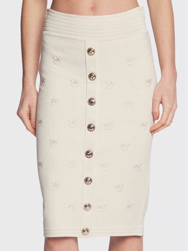Pinko Pinko Suknja olovka 100144 A0HW Bež Slim Fit