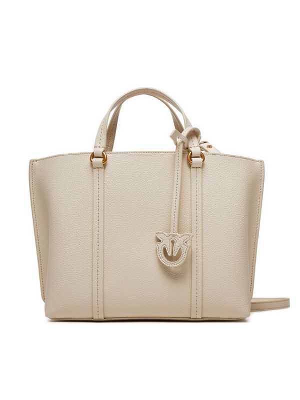 Pinko Pinko Torbica Carrie Shopper Classic PE 24 PLTT 102833 A1LF Écru