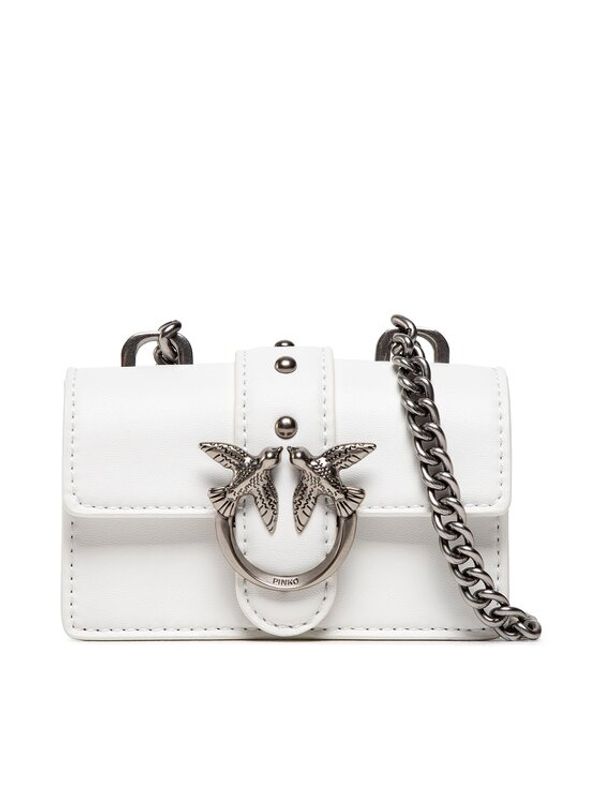 PINKO Pinko Torbica Love Micro Vegan AI 22-23 PLTT 1P22XA A09S Bijela