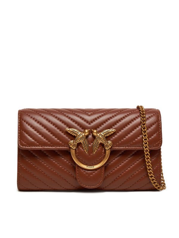PINKO Pinko Torbica Love One Wallet C AI 24-25 PLTT 100062 A0GK Smeđa