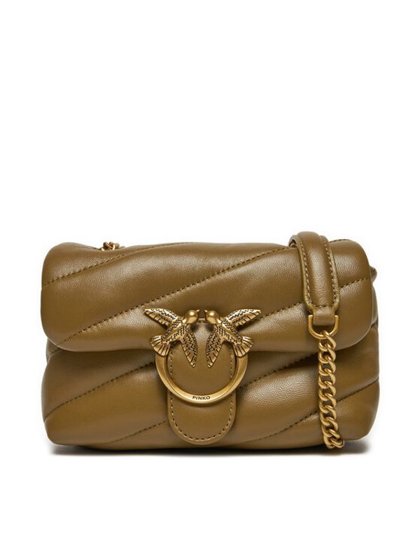 PINKO PINKO Torbica Love Puff Baby Cl AI 24-25 PLTT 100040 A0F2 Kaki